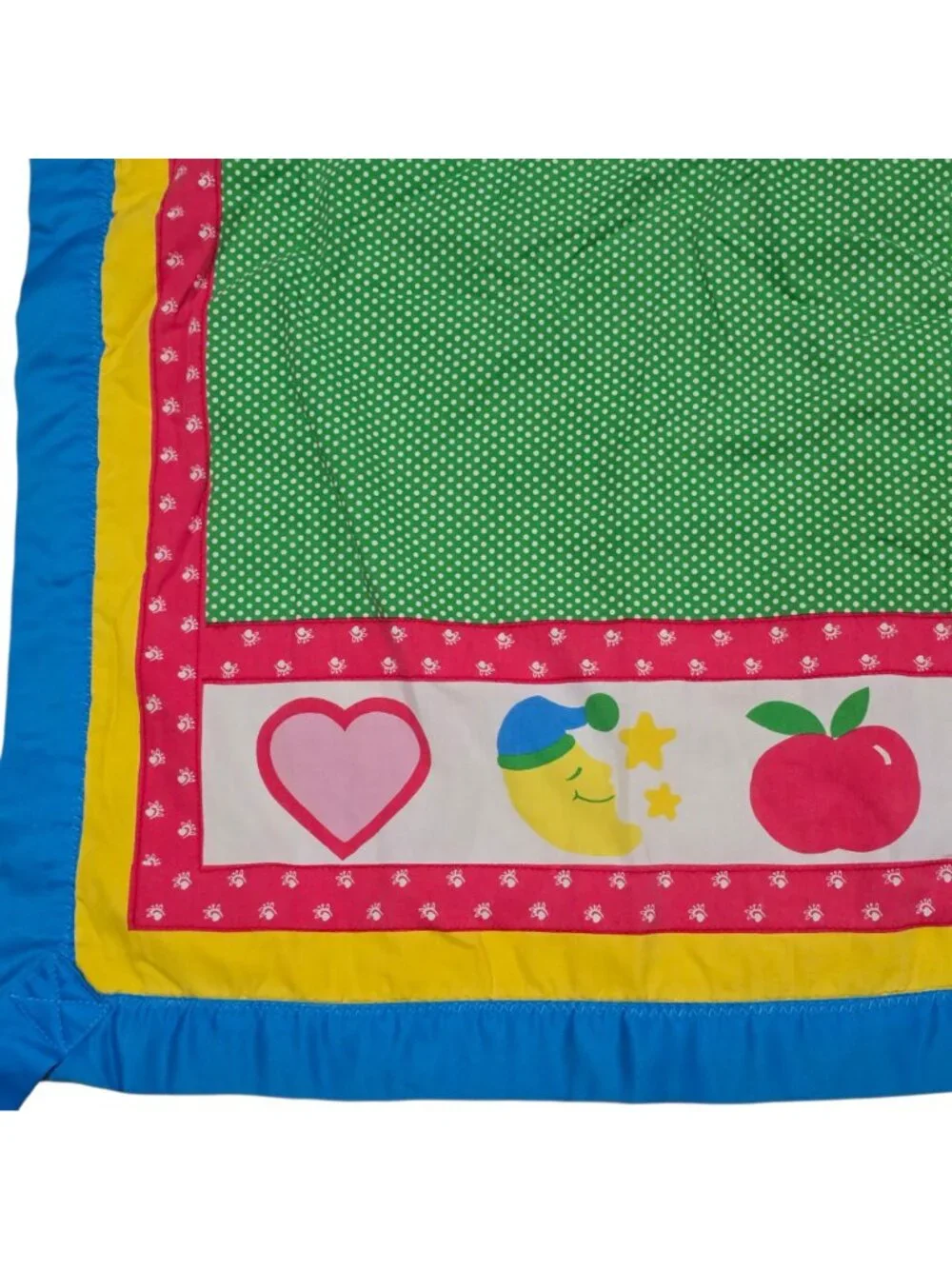 VTG Playskool Interactive Baby Play Mat Tummy Time Activity Patchwork Quilt